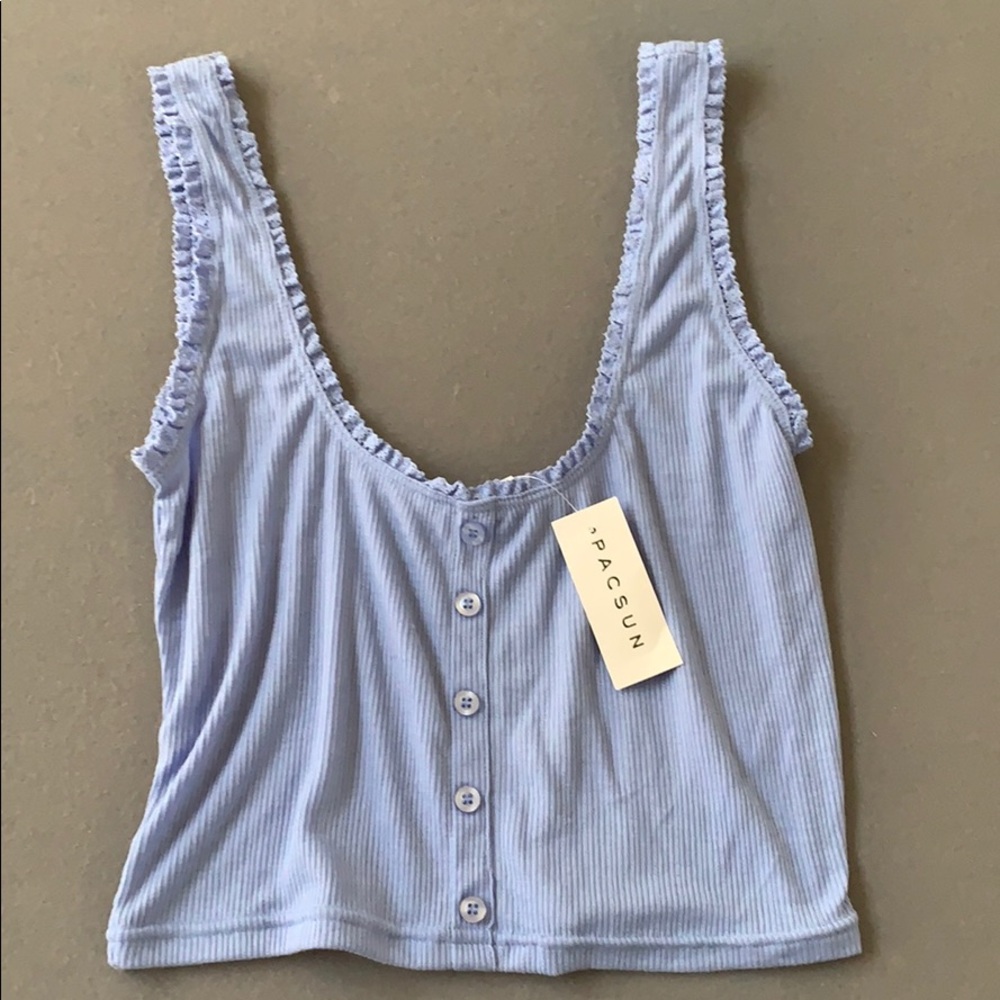light blue pacsun top!!